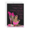 Hot Pink Leopard High Heel Shoe Ethnic Baby Shower