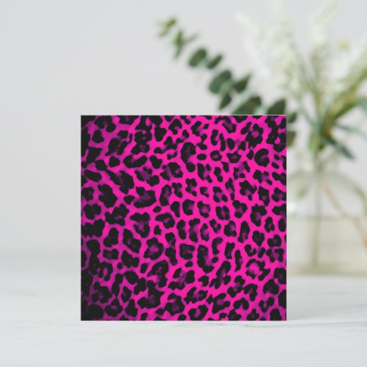 Hot Pink Leopard Print (Standing Front)