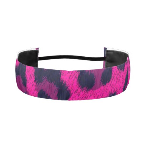 Hot Pink Leopard Print Headband