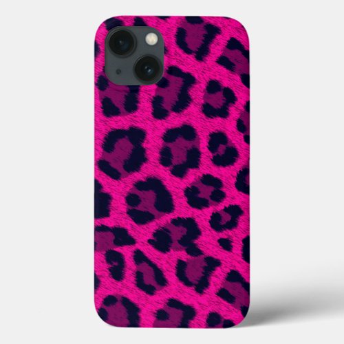 Hot Pink Leopard Print iPad  Case