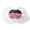 Hot pink leopard print ribbon bow graphic