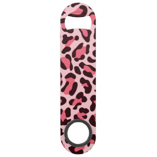 Hot Pink Leopard Print Speed Bottle Opener