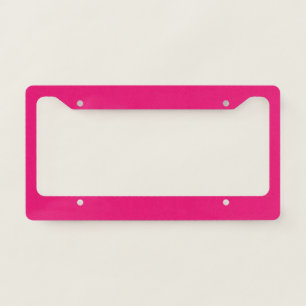 Hot Pink license plate frame