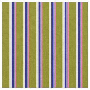 Hot Pink, Light Slate Gray, Blue, Beige, and Green Fabric