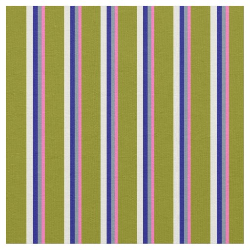 Hot Pink, Light Slate Gray, Blue, Beige, and Green Fabric