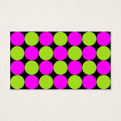 Hot Pink & Lime Green Polka Dots (Back)