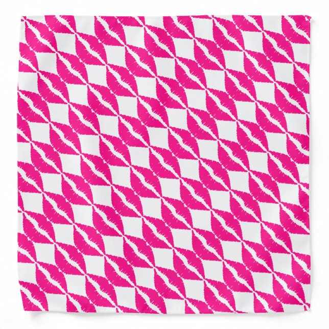 Hot Pink Lips/Bandana Bandana (Front)