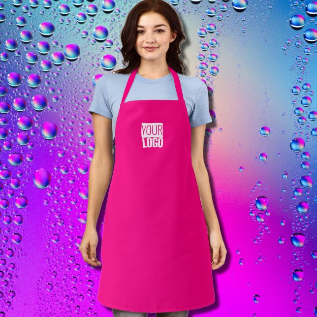 Hot Pink Logo Apron – Modern (Creator Uploaded)