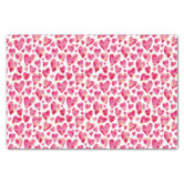 Pink and Red Hearts Valentine's Day Love Tissue Paper