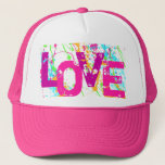 Hot Pink Love Trucker Hat