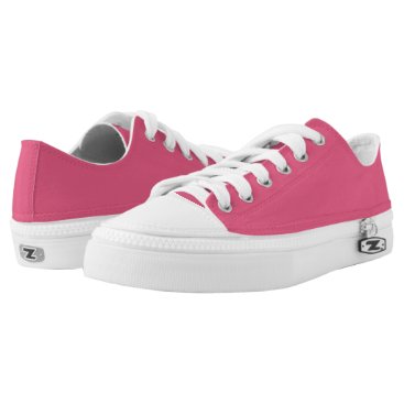 Hot Pink Low-Top Sneakers