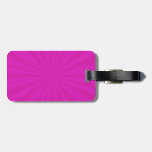 Hot Pink Luggage Tag Zazzle