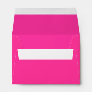 Hot Pink Magenta A6 4x6 Inside Color Envelope