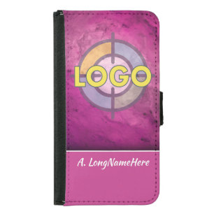 Hot Pink Magenta Beauty Brand Executive Office Samsung Galaxy S5 Wallet Case