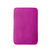 Hot Pink Magenta Watercolor Wash Bath Mat (Front Vertical)