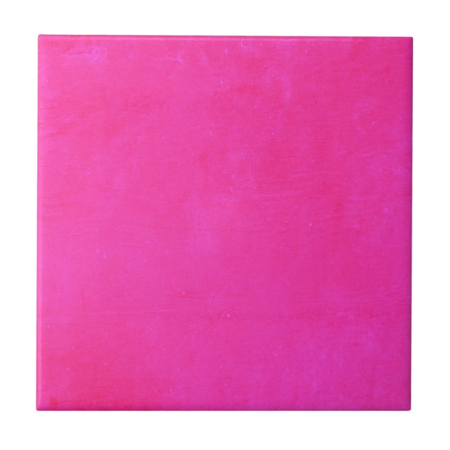 Hot Pink Magic Ceramic Tile (Front)