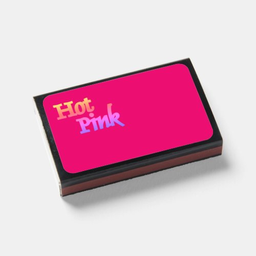 Hot Pink matchboxes
