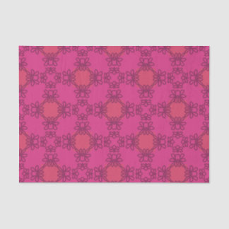 Hot Pink Maximalist Floral Bold Retro Chic Tissue Paper