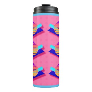 Hot Pink Memphis Neon Triangle Patterns