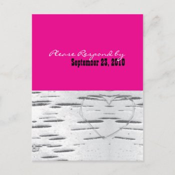 Hot Pink Modern Birch Postcard by goskell at Zazzle