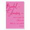 Hot Pink Modern Bridal Shower Welcome Sign