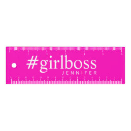 Hot Pink Modern Girl Boss Ruler