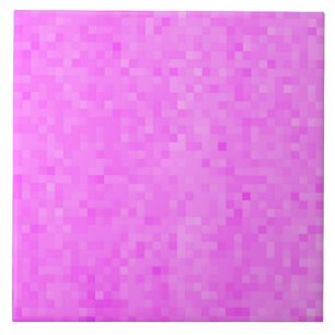 Hot Pink Mosaic Shimmer, Ceramic Tile