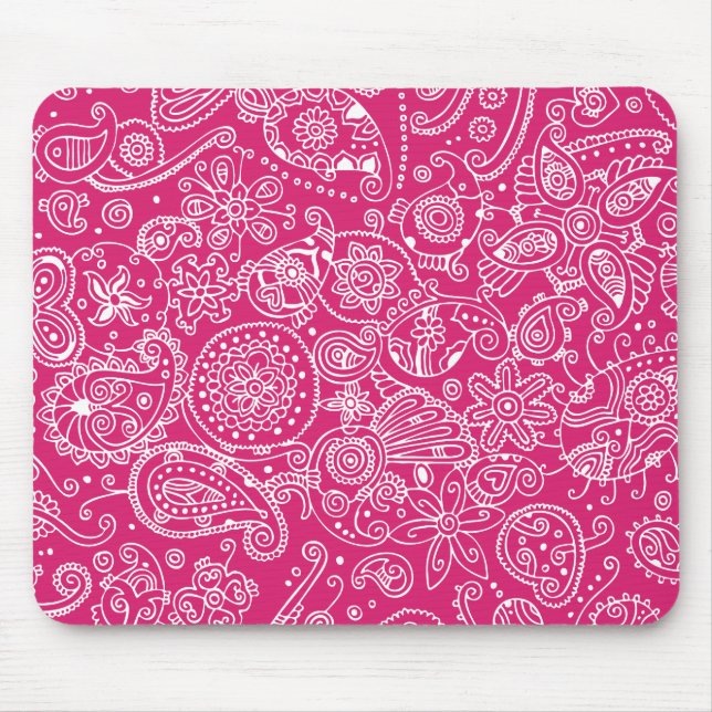 Hot Pink Mouse Pad (Front)