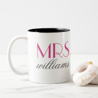 Hot Pink Mrs. Coffee Mug | Bride-to-Be Gift