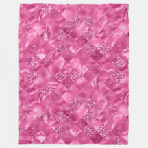 Hot Pink Multi-Texture Square Weave Pattern