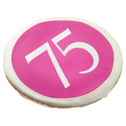 Hot Pink Number 60  Sugar Cookie