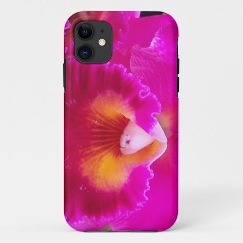 Hot Pink Orchid iPhone 11 Case