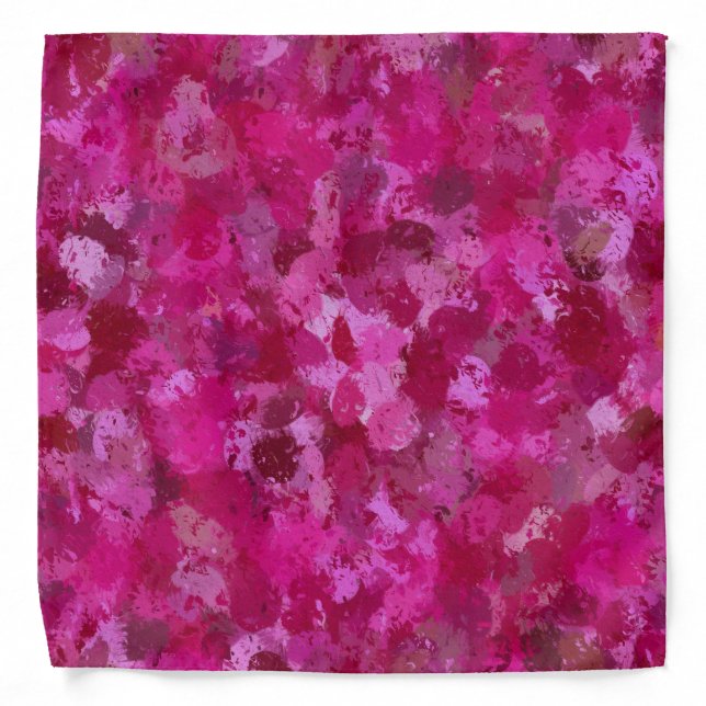 Hot Pink Paint Balls Bandana (Front)