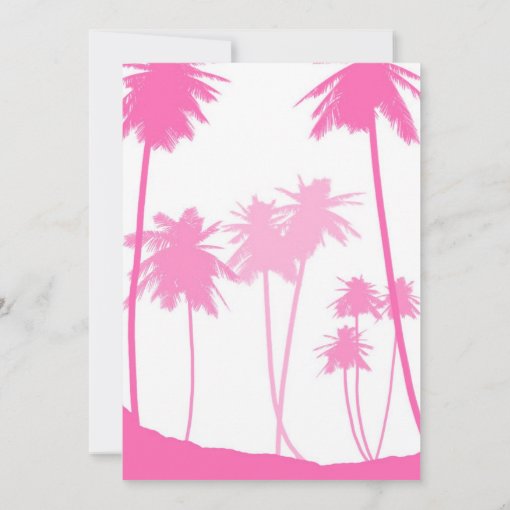 Premium AI Image | Pink palm trees on a pink background