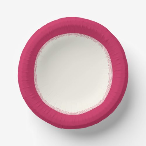 Hot Pink Paper Bowls