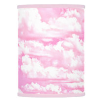 Hot Pink Pastel Clouds Lamp Shade