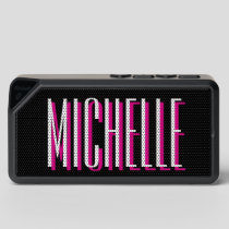 Hot Pink Personalized Bluetooth Speaker