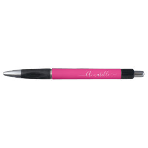 Hot Pink Personalized Name Pen