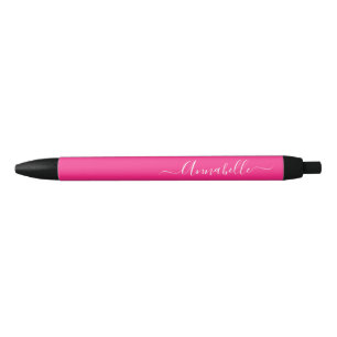 Hot Pink Personalized Name Pen