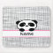 Hot Pink Personalized Panda Bear Mouse Pad