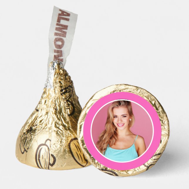 Hot Pink Photo Party Favors (Front)