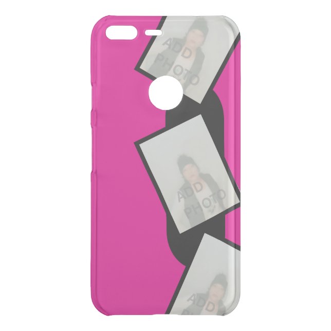 Hot Pink Photo Phone Case (Back)