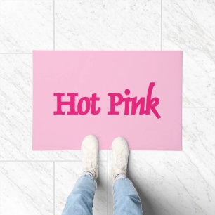 Hot Pink pink doormat