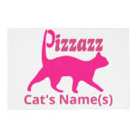Hot Pink Pizzazz Cat Placemat