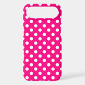 Hot Pink Polka Dot Iphone 4/4S Case (Back)