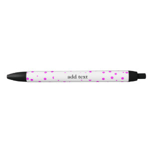 Hot Pink Polka Dots (Add 2nd Color) Pen