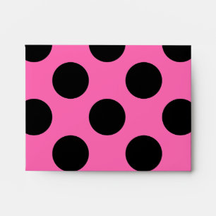 Hot Pink Polka Dots Envelope