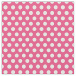 Hot Pink Polka Dots Fabric