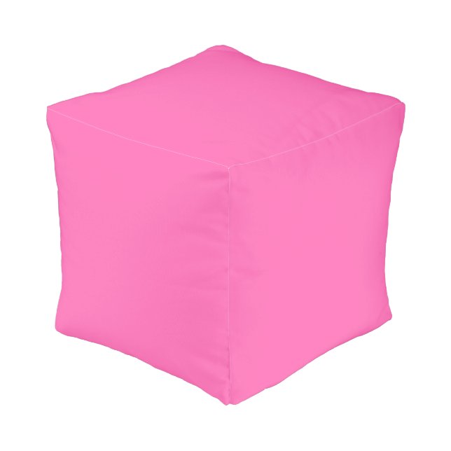 Hot Pink Pouf (Angled Front)