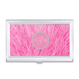 Hot Pink Pretty Girly Business Card Case